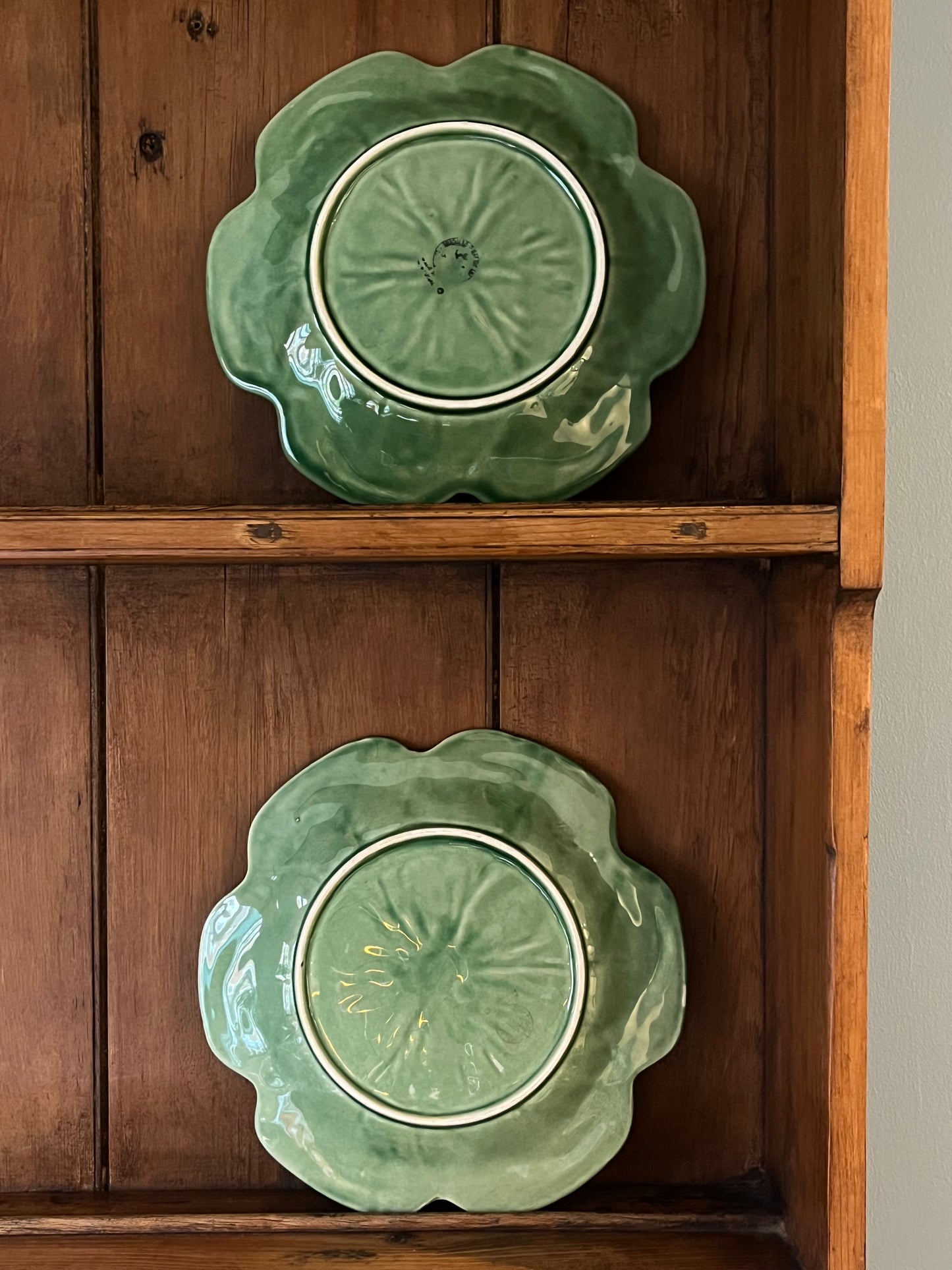 A Pair of Cabbage Plates.