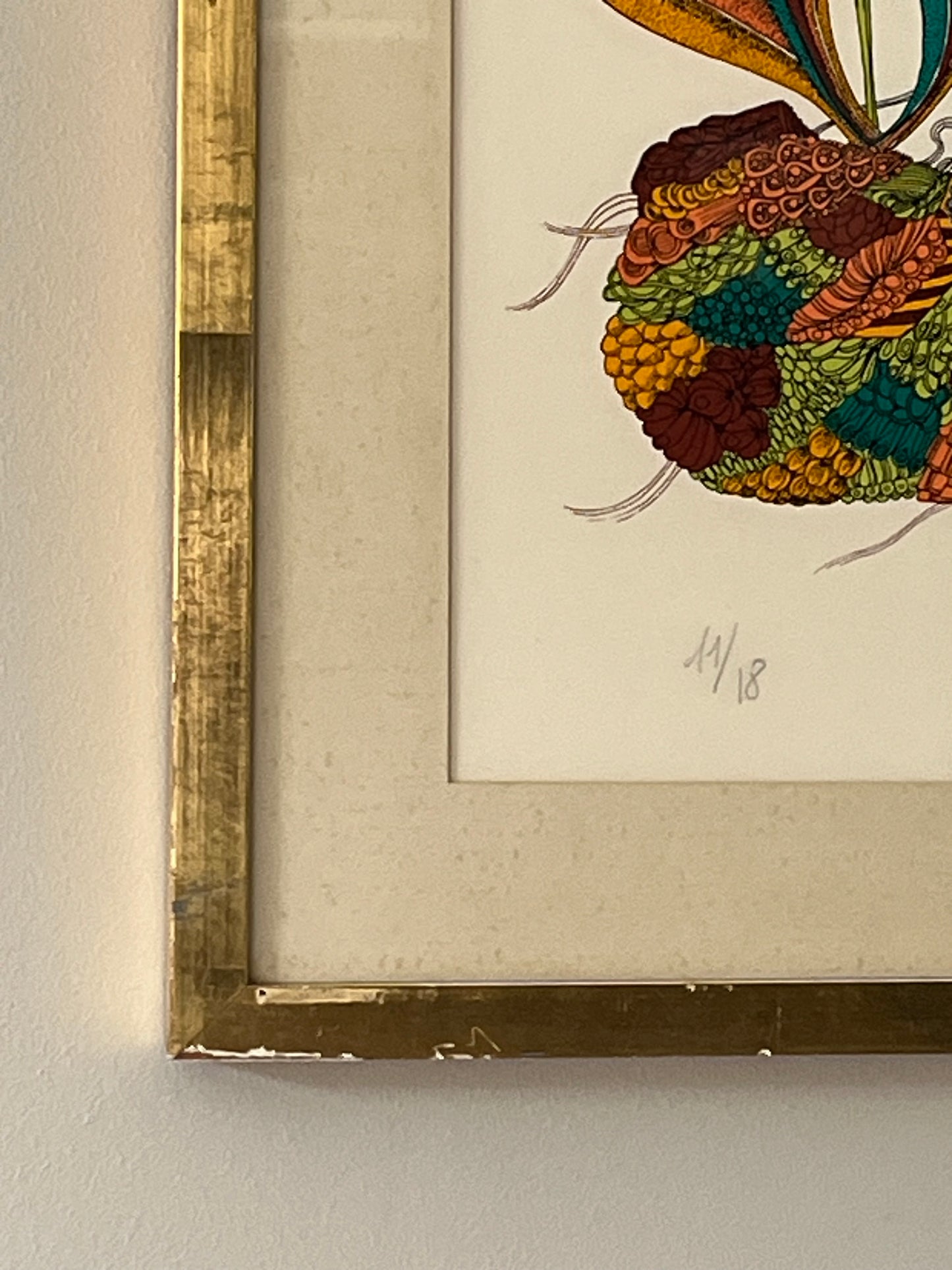 Stylized Lithograph.