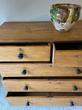 Load image into Gallery viewer, Country Pine Chest Of Drawers.
