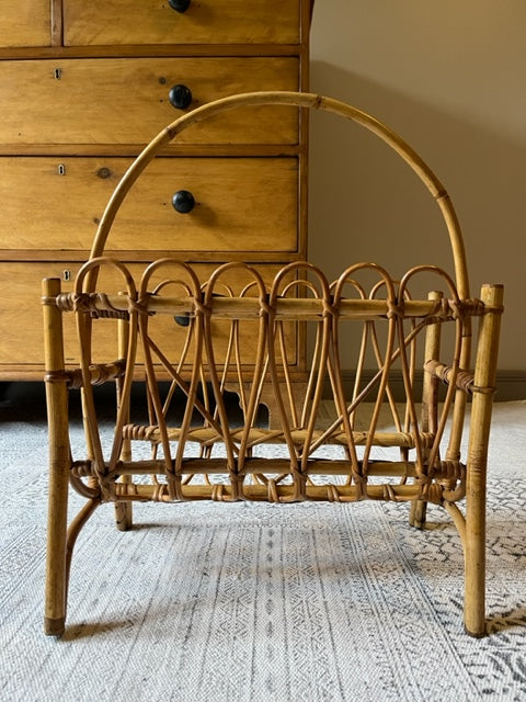 Bamboo Magazine Rack.