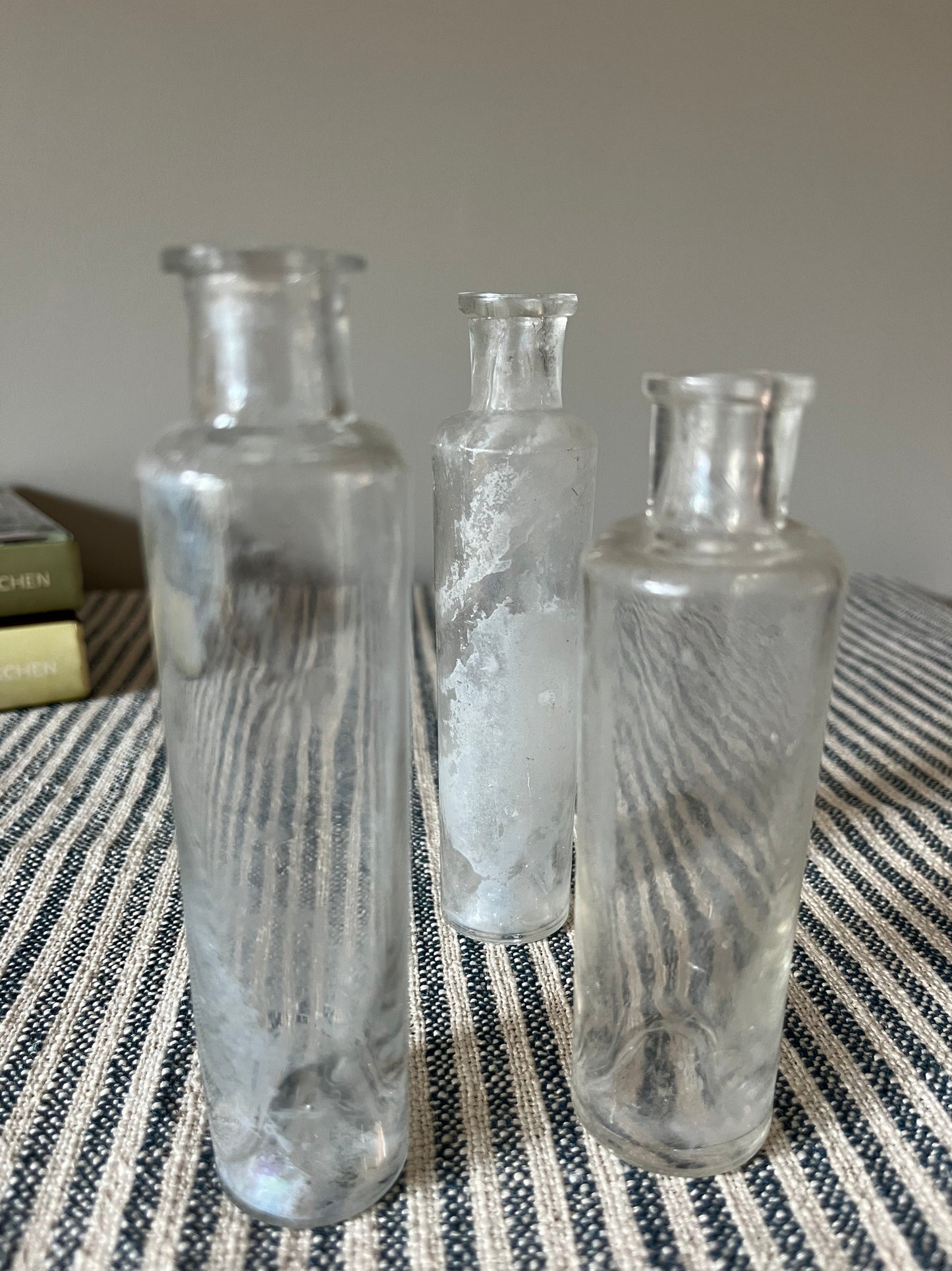 French Glass Bottles.