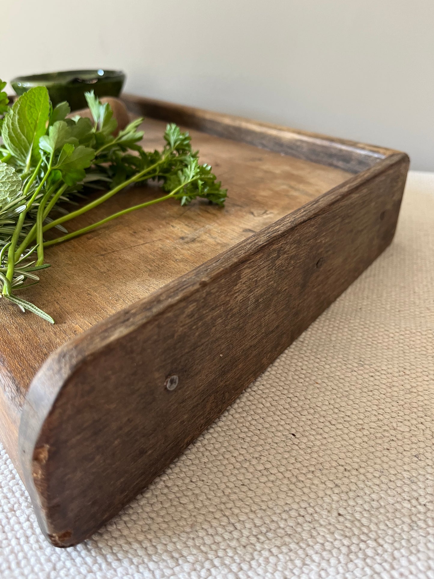 French Chopping Block and Chopper.