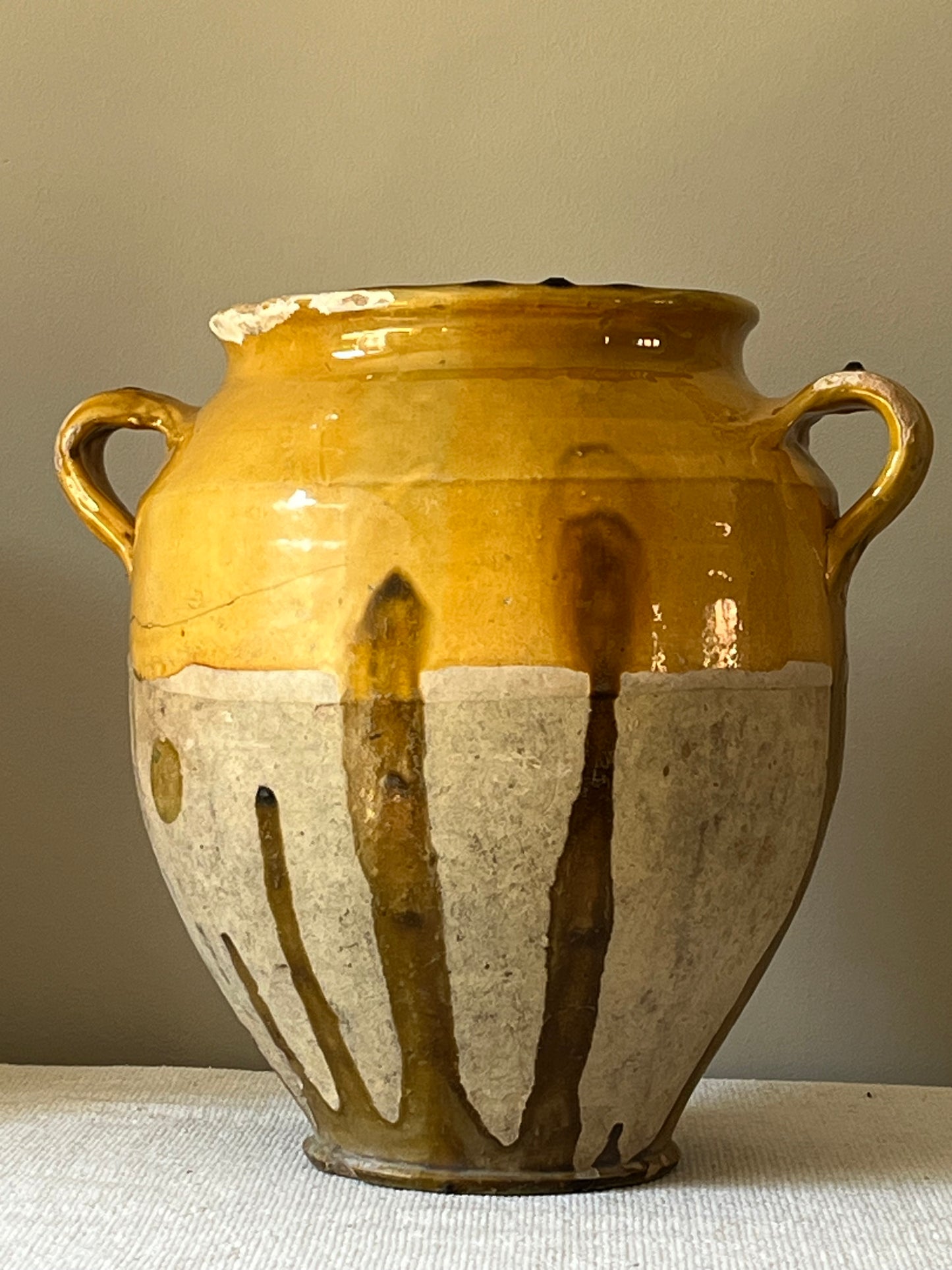 Large French Confit Pot.