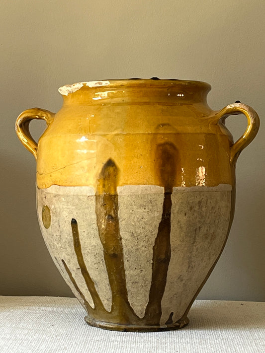 Large French Confit Pot.
