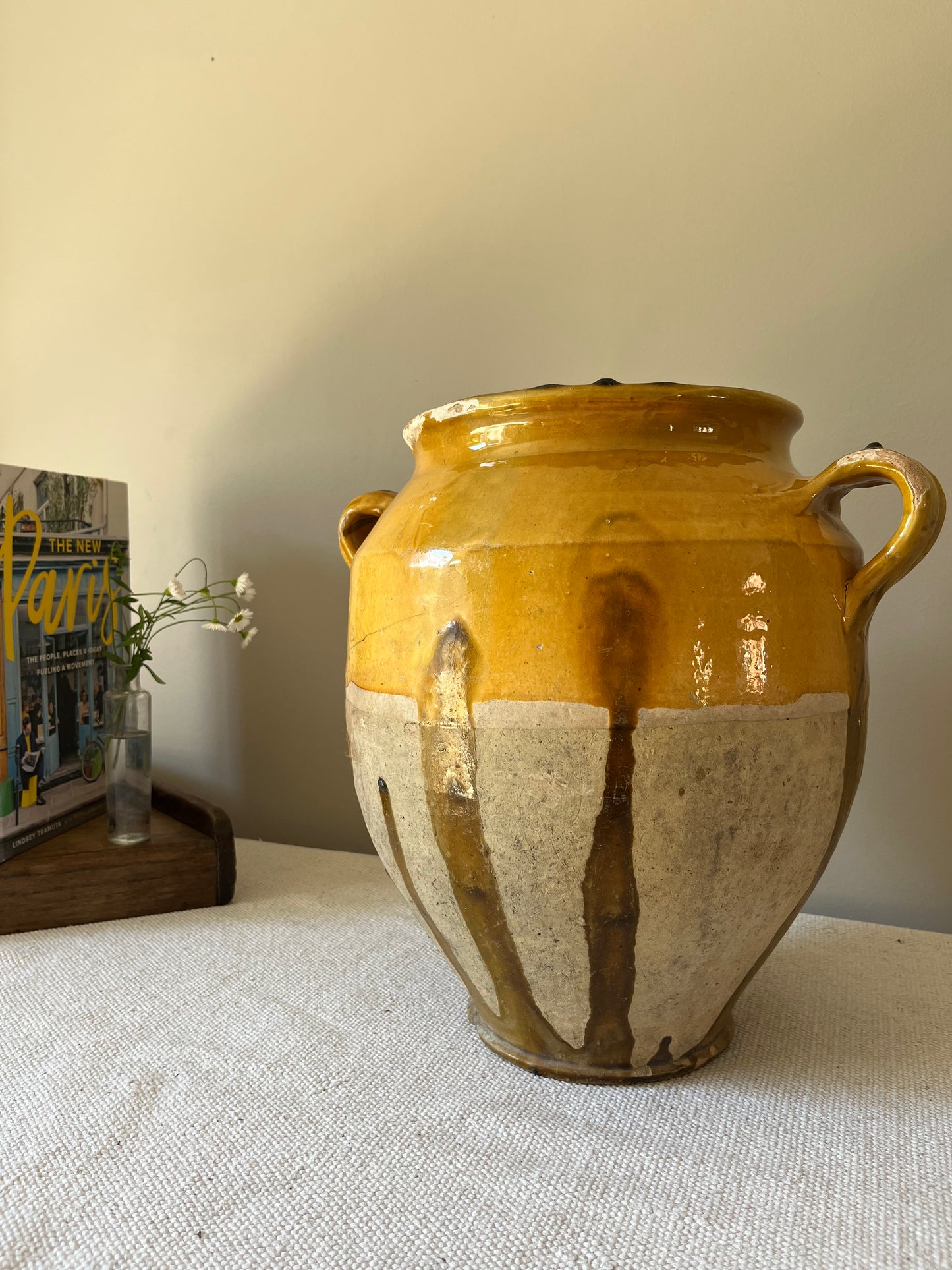 Large French Confit Pot.