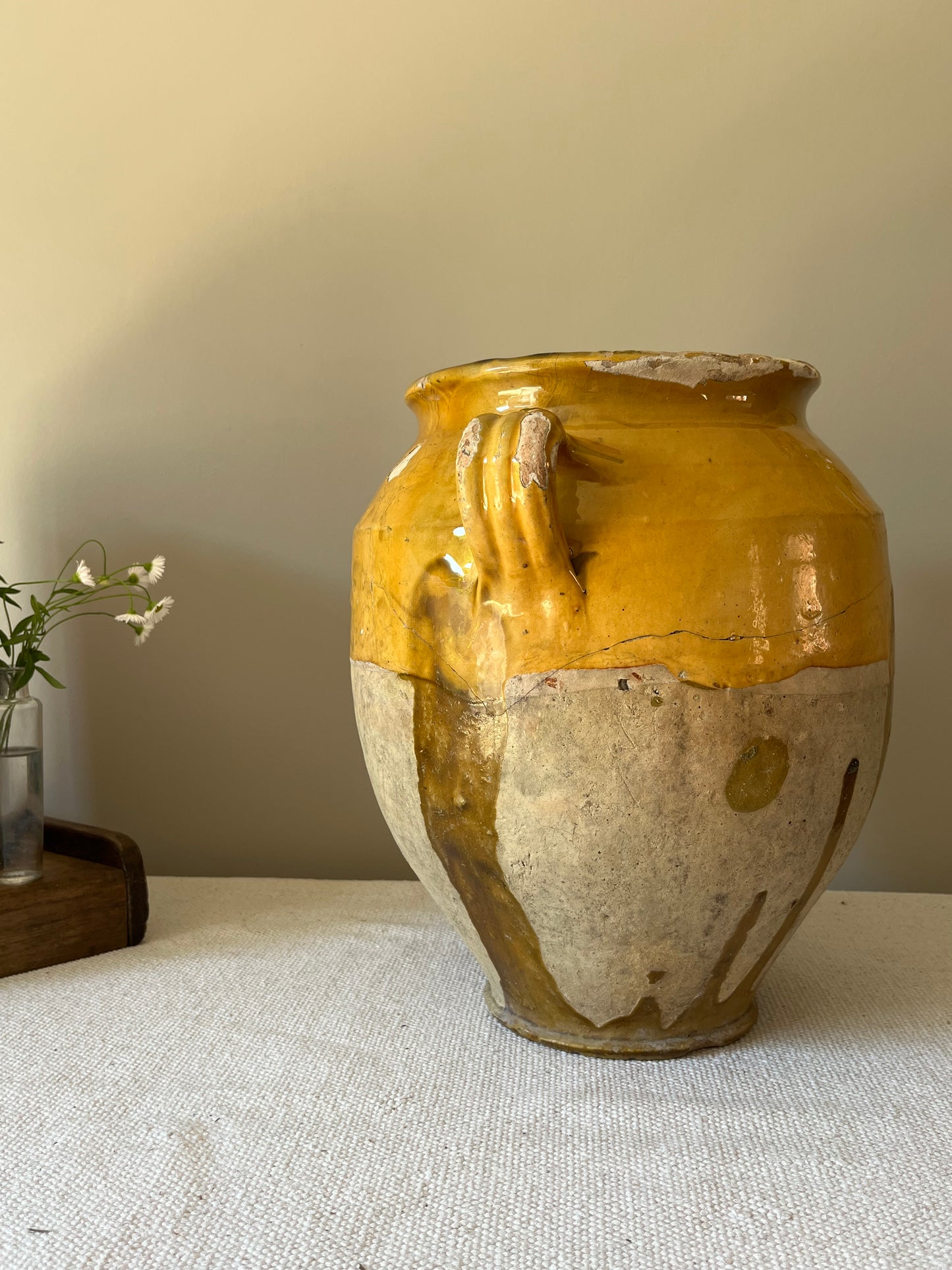 Large French Confit Pot.