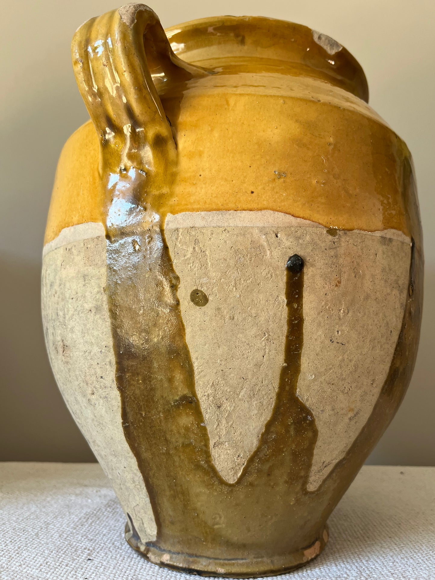 Large French Confit Pot.