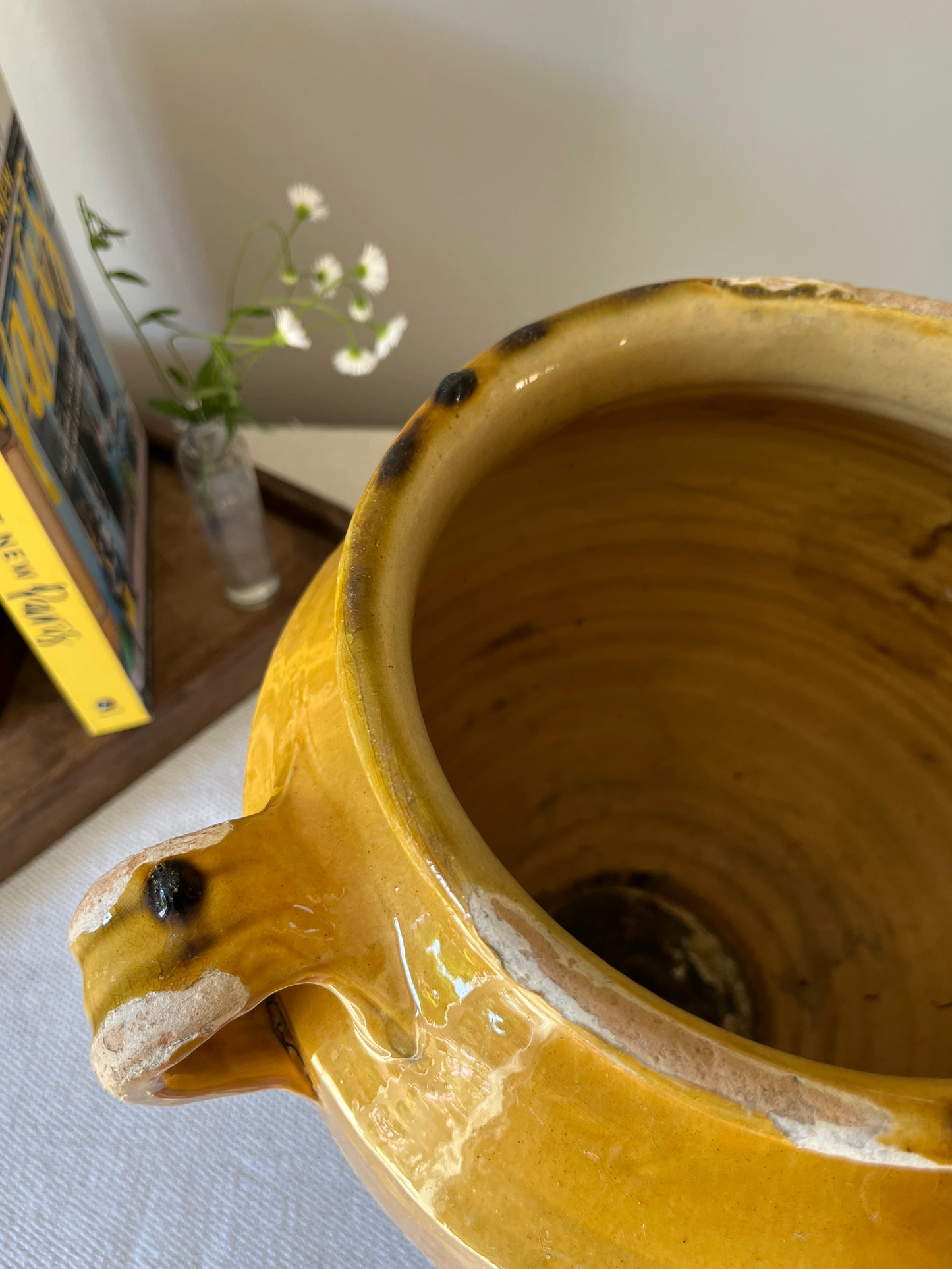 Large French Confit Pot.