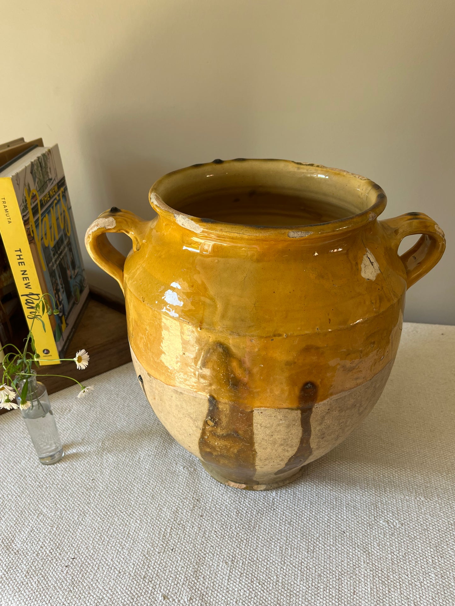Large French Confit Pot.
