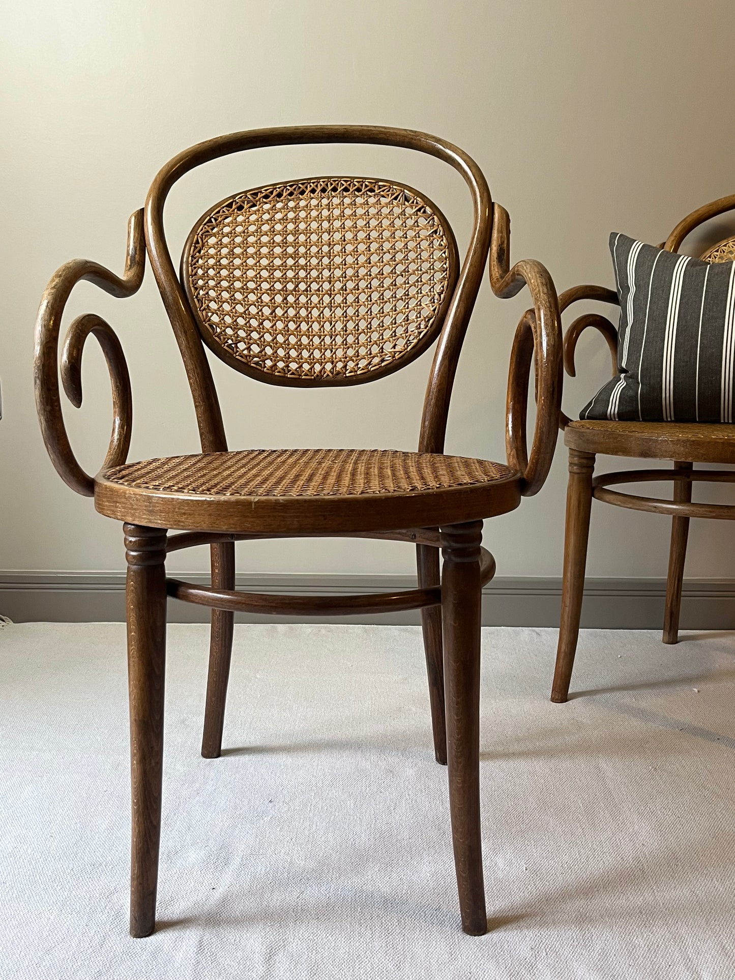 Set of Four Bentwood Armchairs.