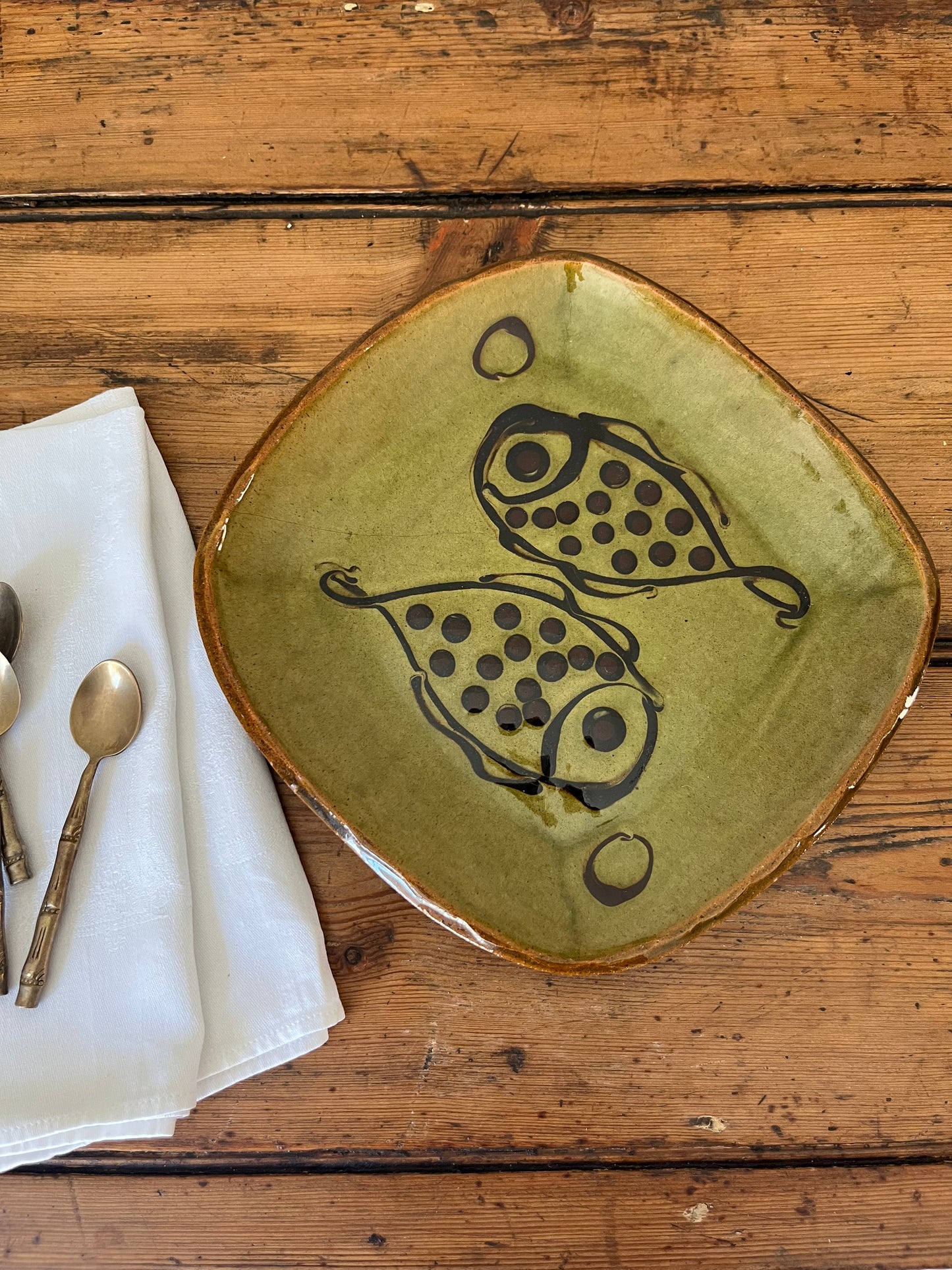 Studio Pottery Plate.