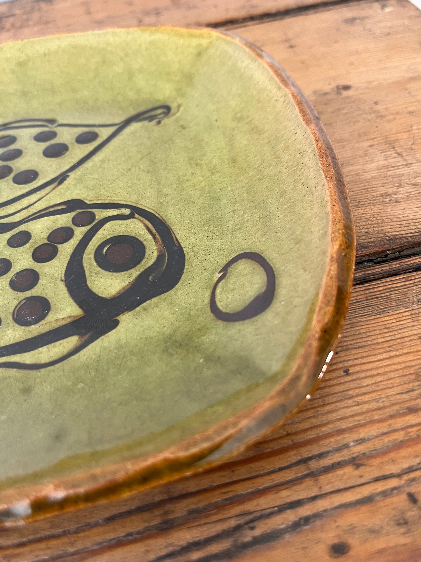 Studio Pottery Plate.