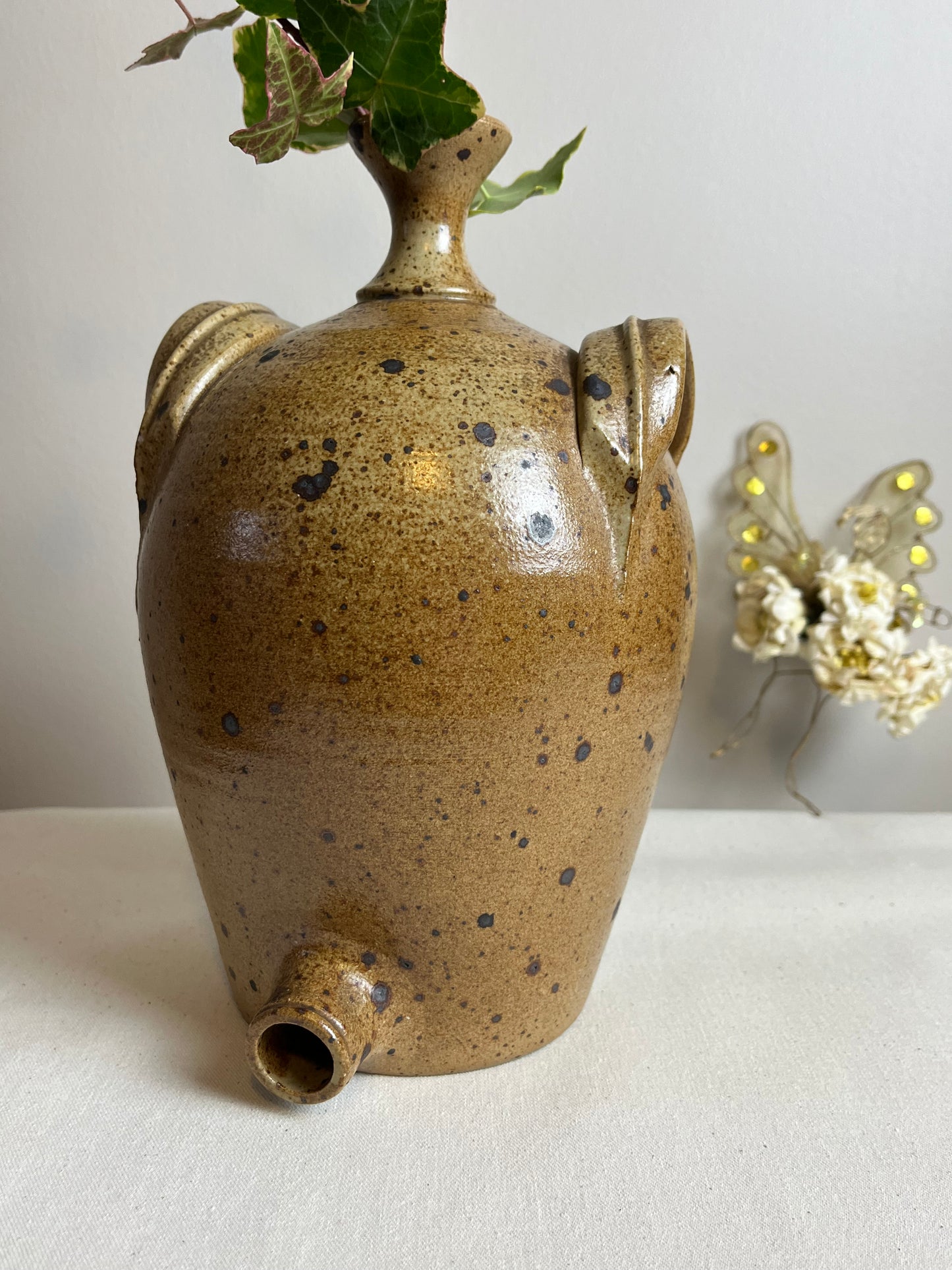 French Walnut Oil Pot.