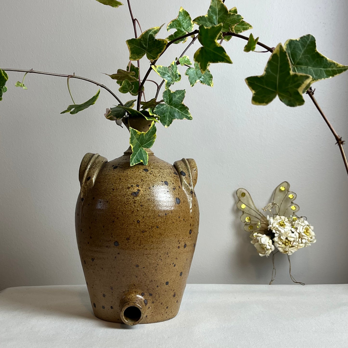 French Walnut Oil Pot.
