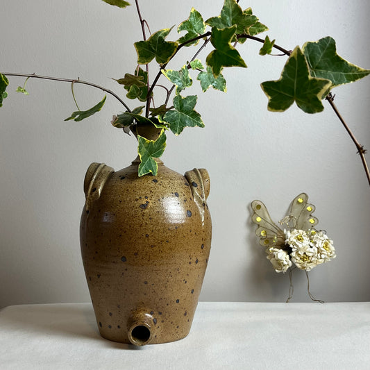 French Walnut Oil Pot.