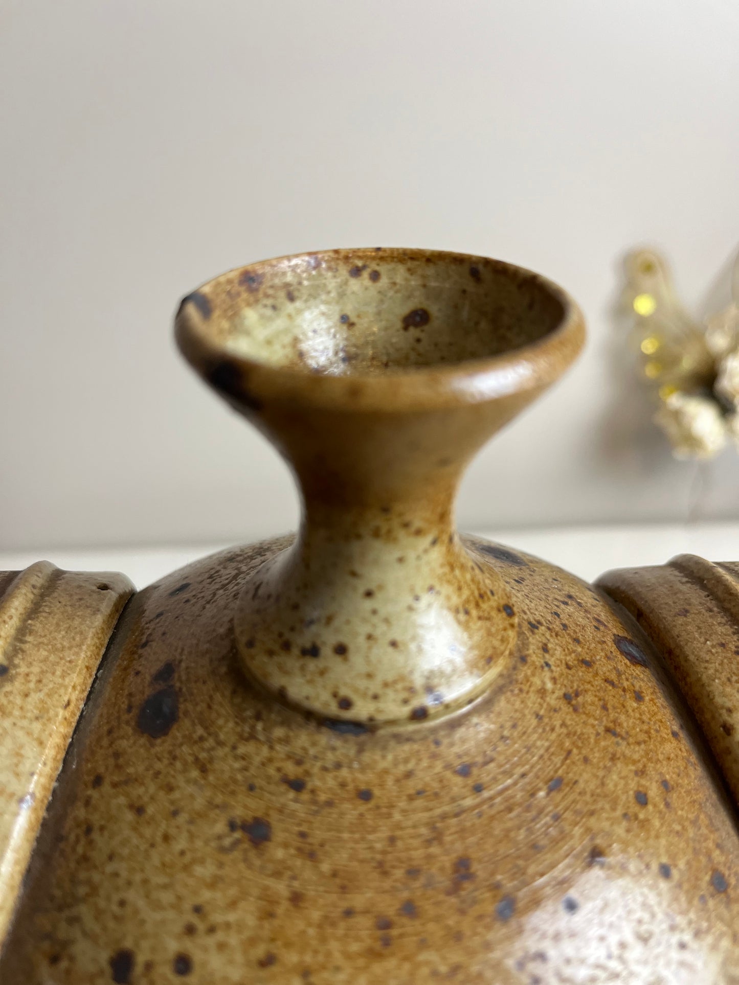 French Walnut Oil Pot.