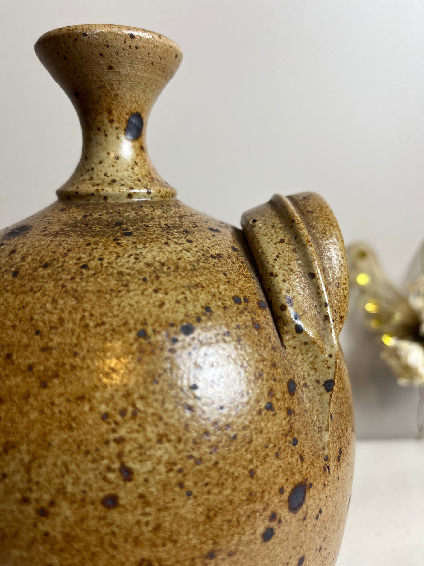 French Walnut Oil Pot.
