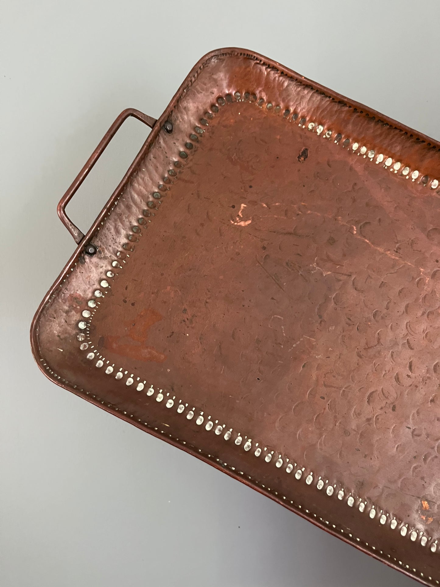 Arts and Crafts Newlyn Copper Tray.