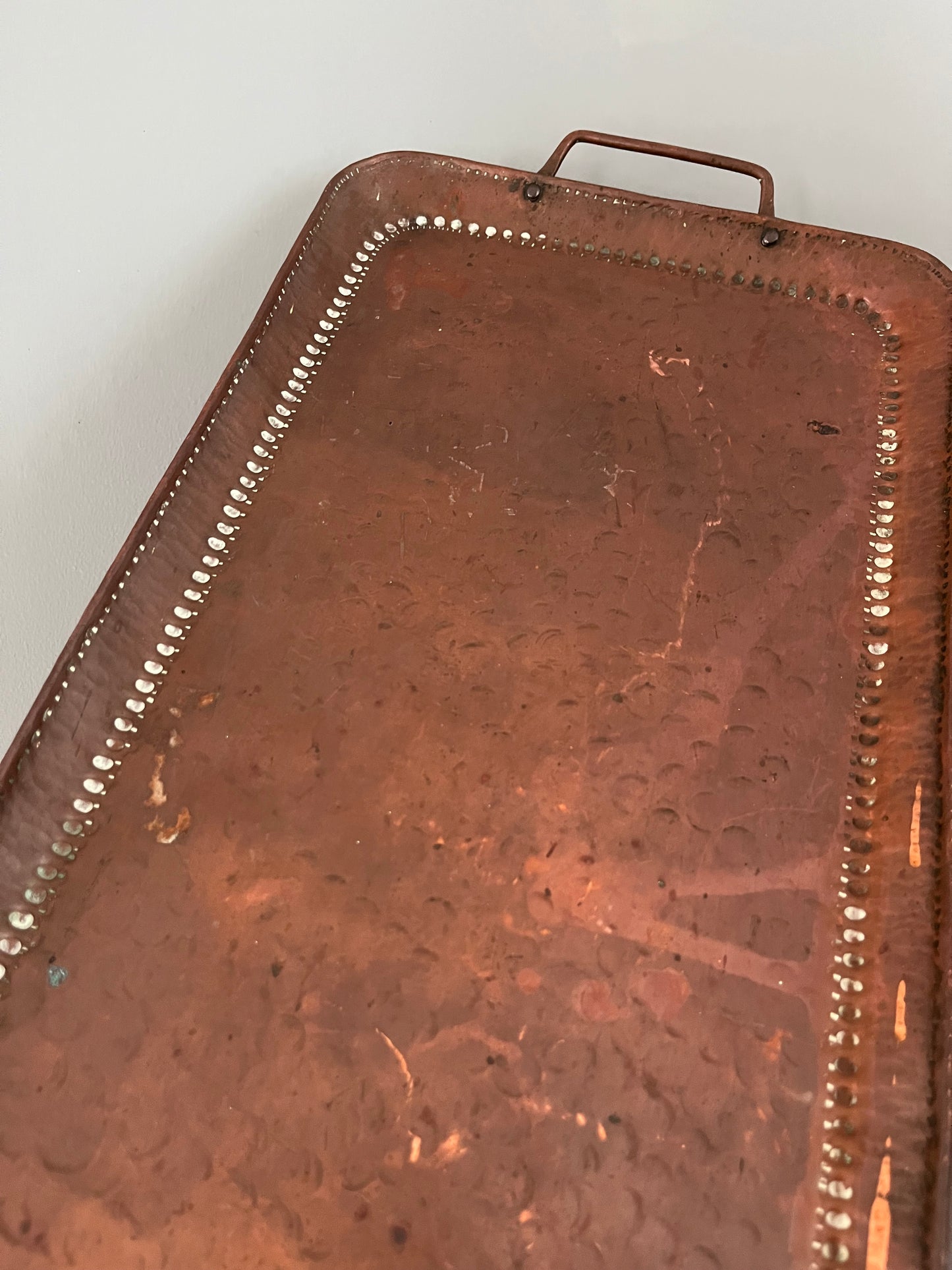 Arts and Crafts Newlyn Copper Tray.