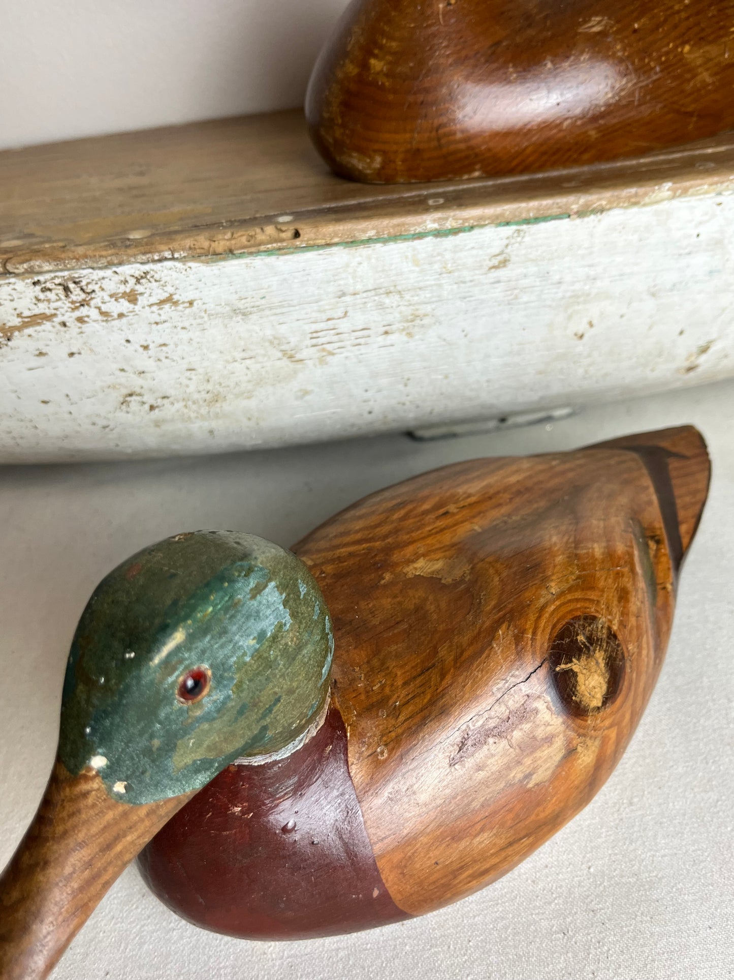 Pair of Hand Carved Ducks.