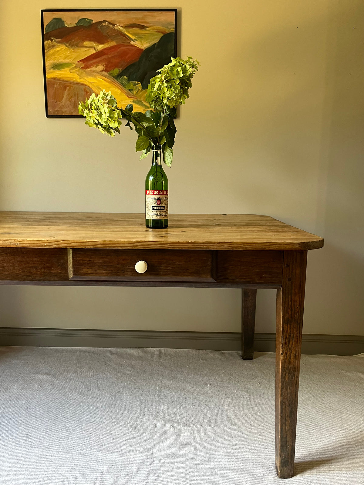 French Country Farmhouse Table.