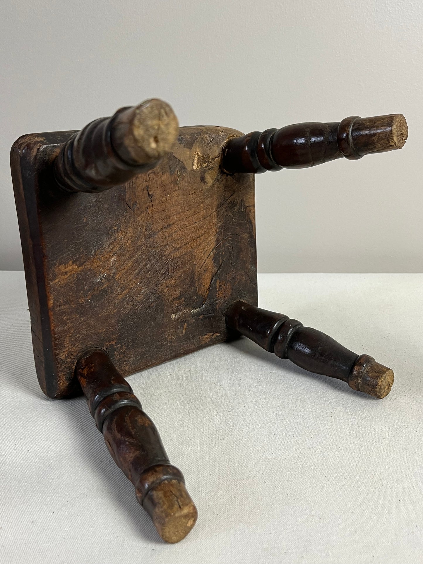 Elm Hearth Stool.