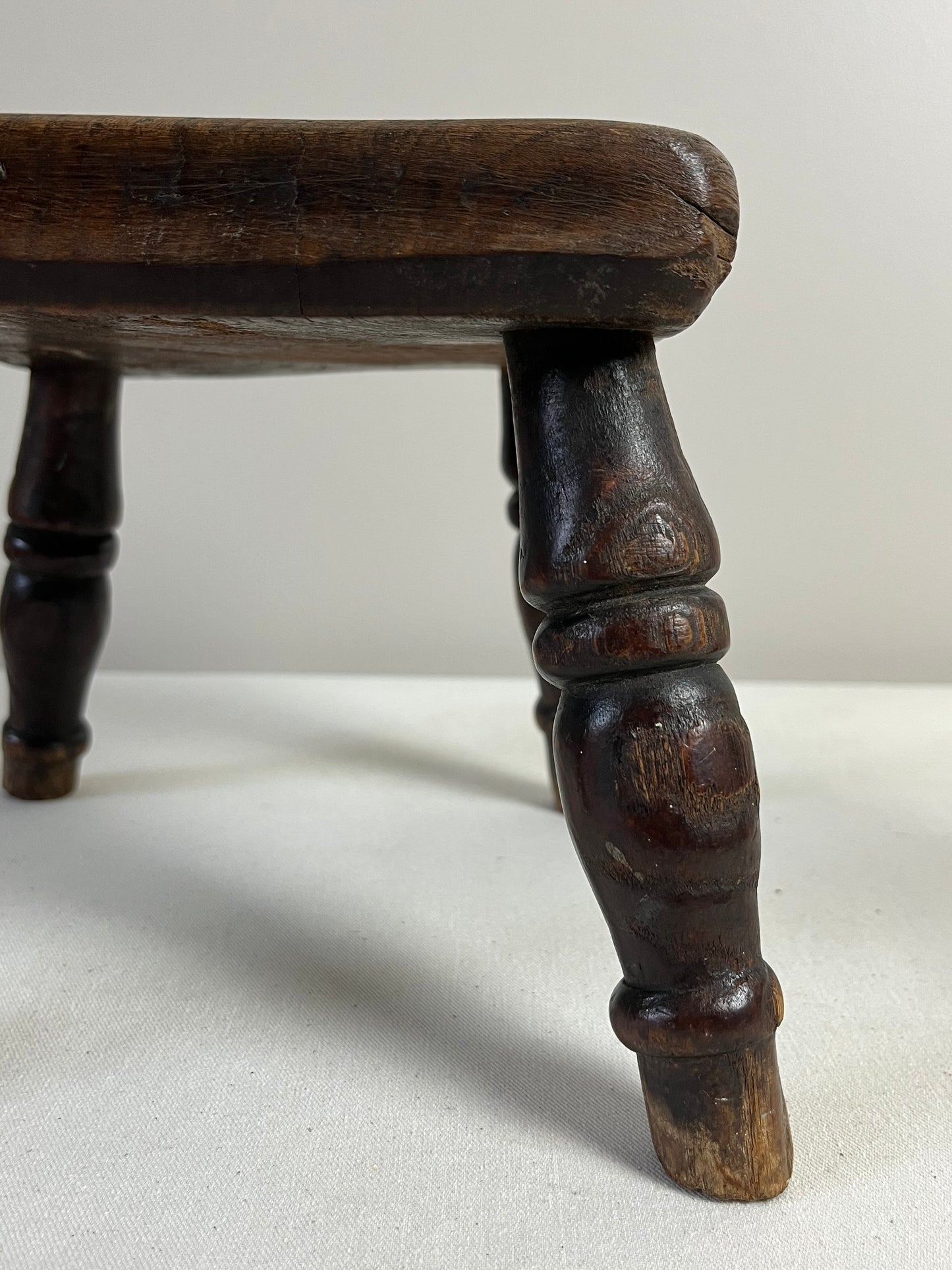 Elm Hearth Stool.