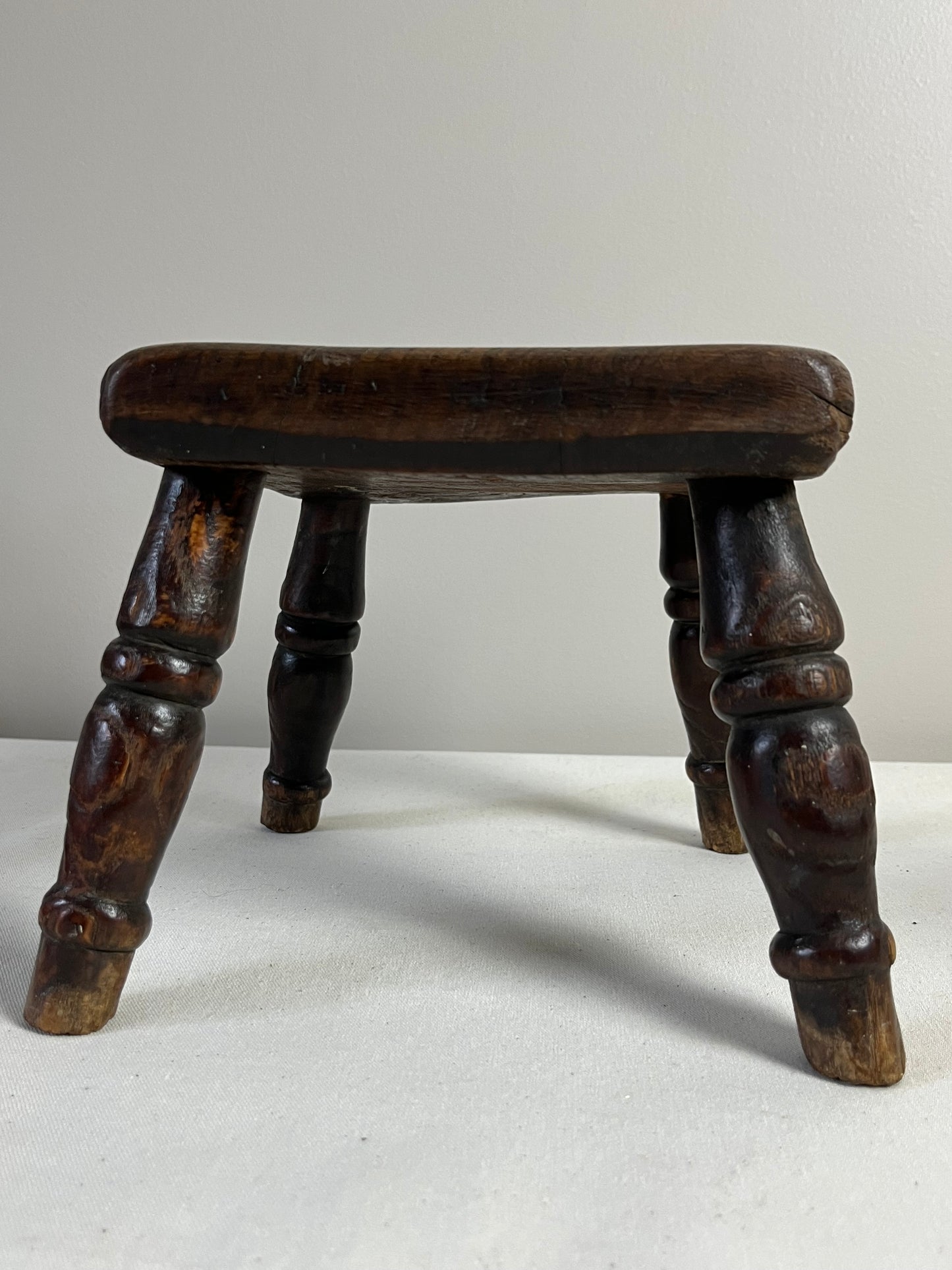 Elm Hearth Stool.