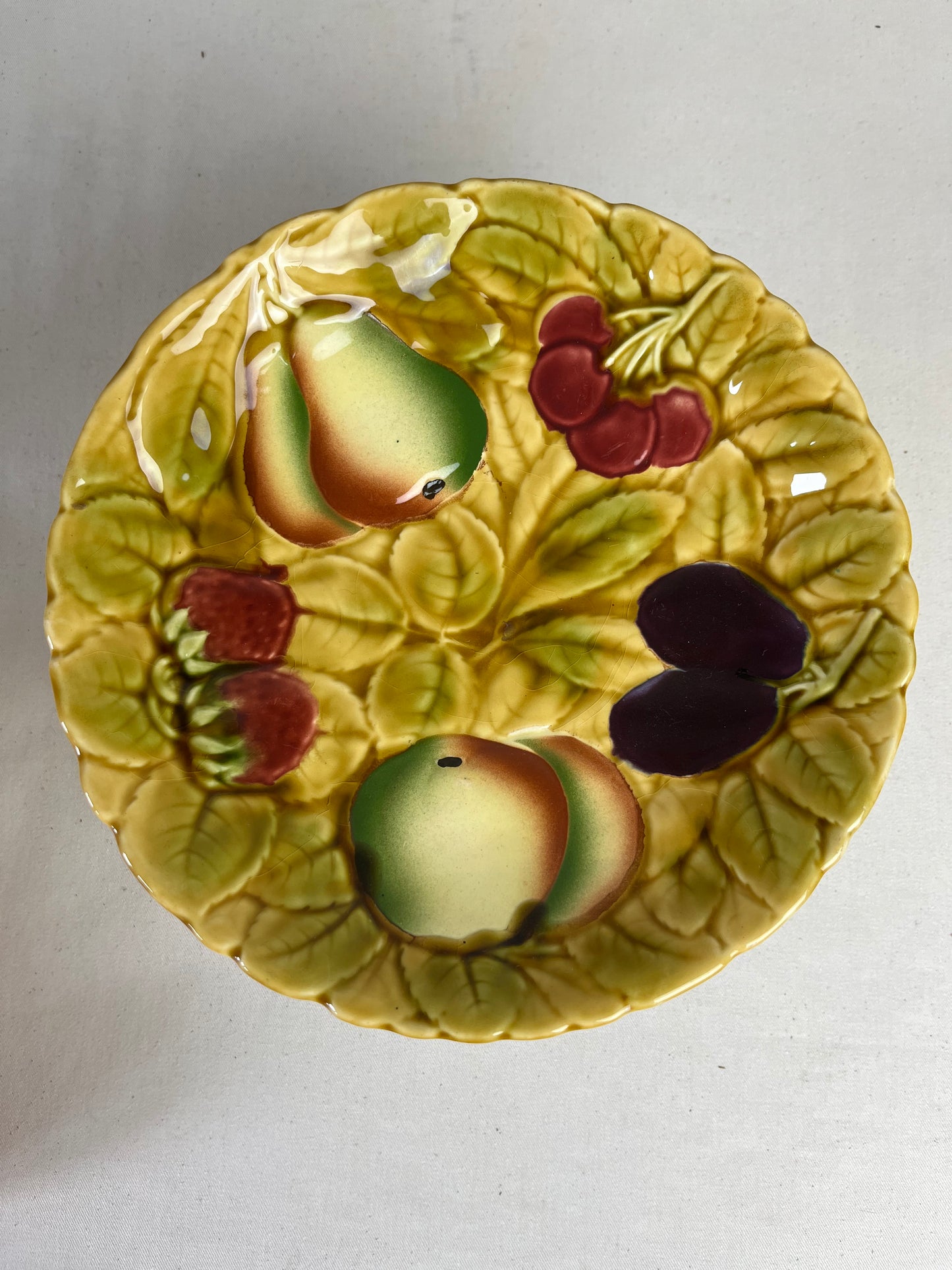 French Majolica Comport.
