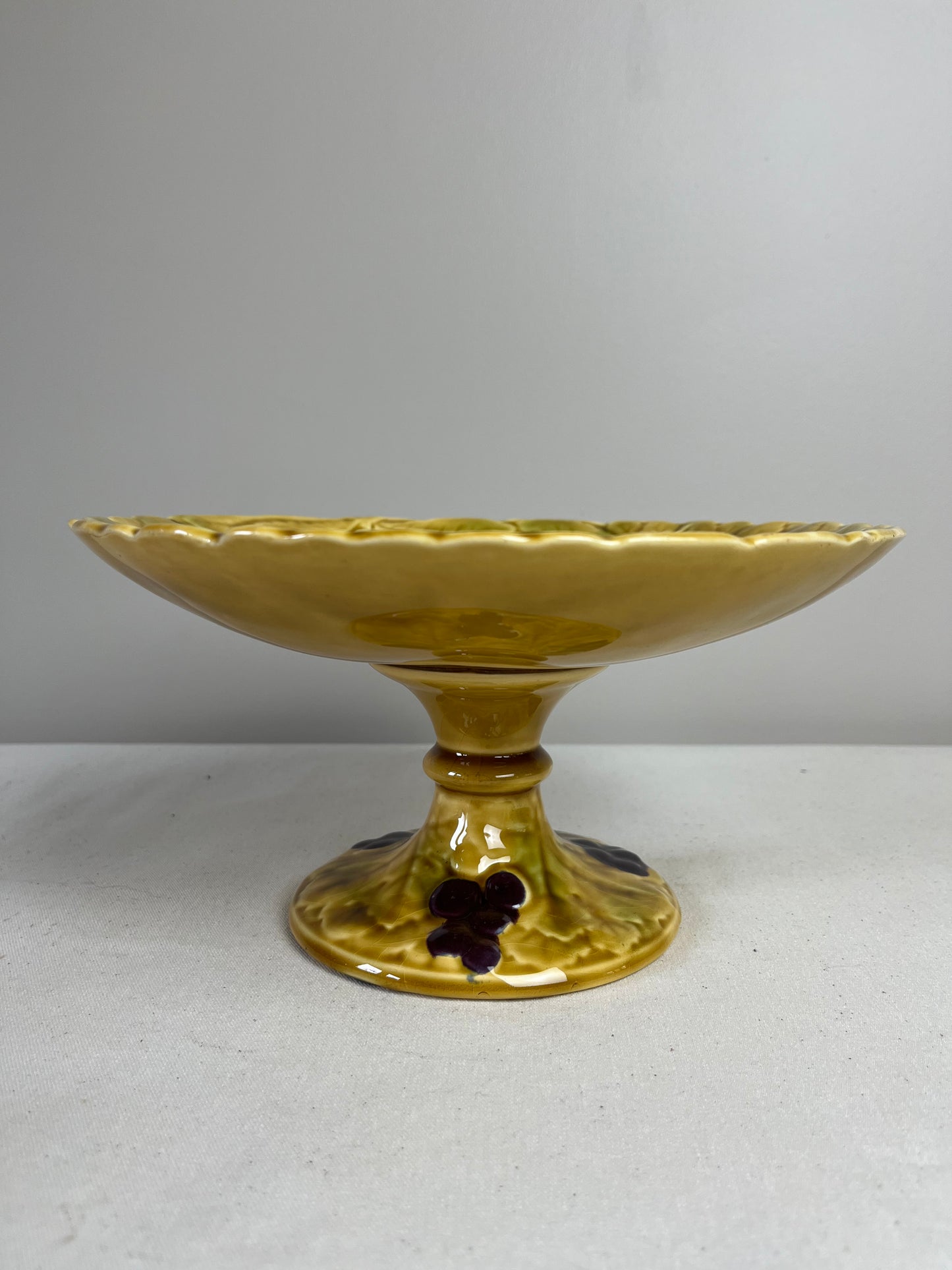 French Majolica Comport.