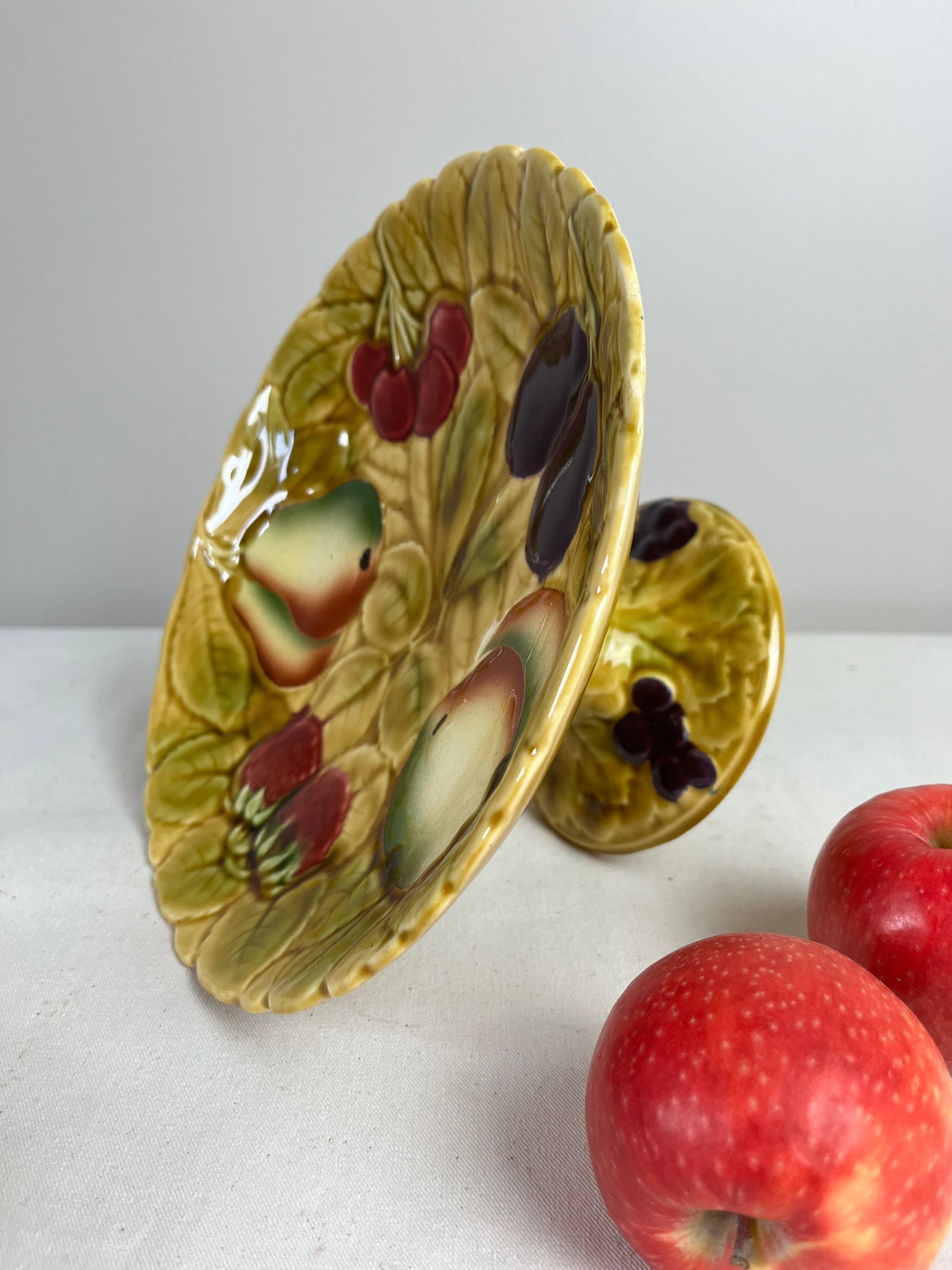 French Majolica Comport.