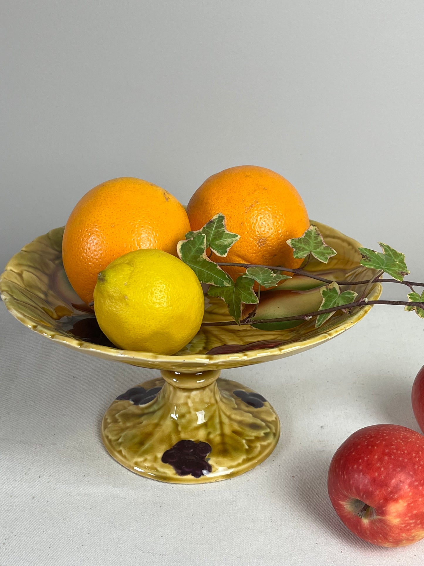 French Majolica Comport.