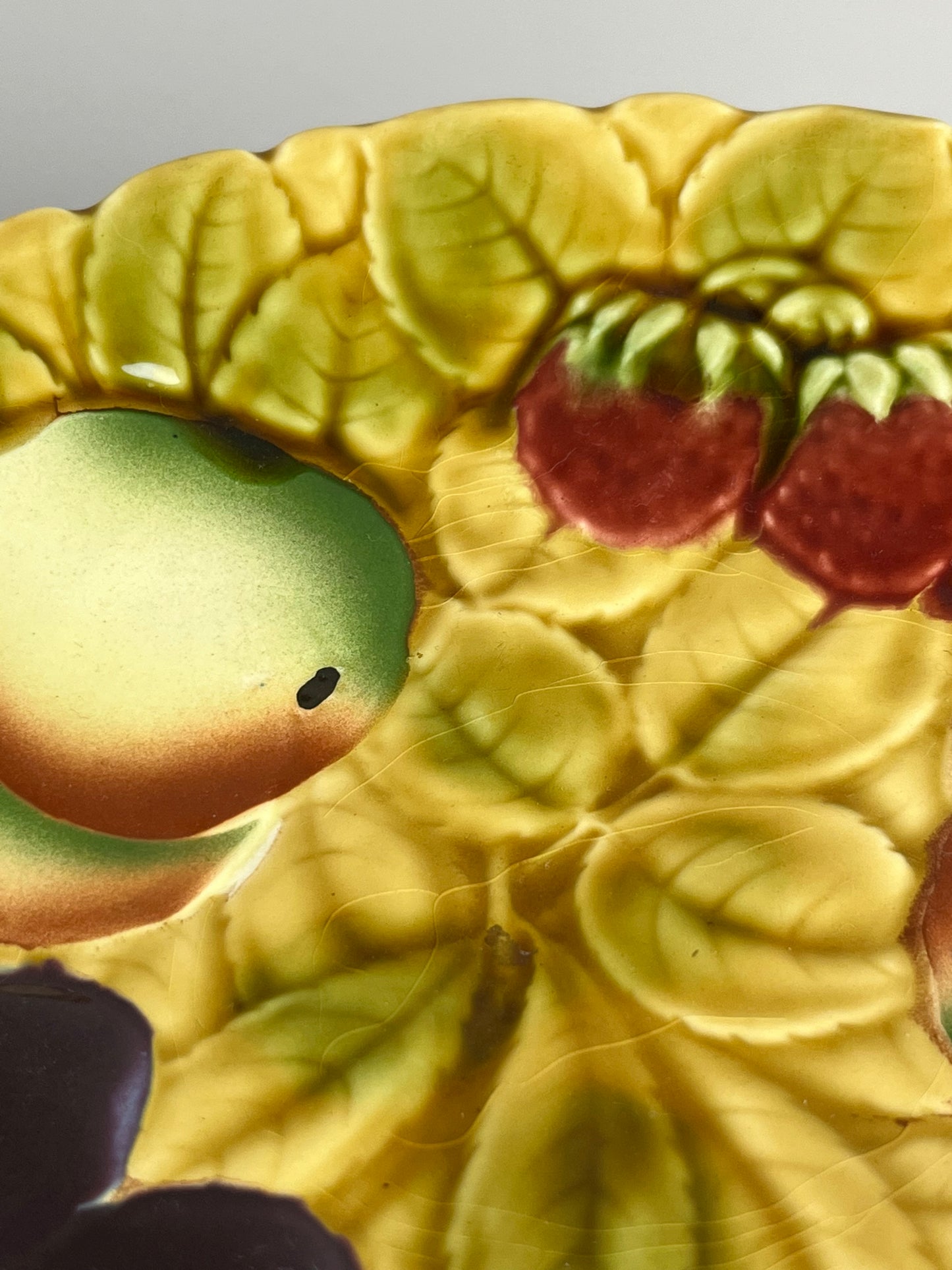 French Majolica Comport.