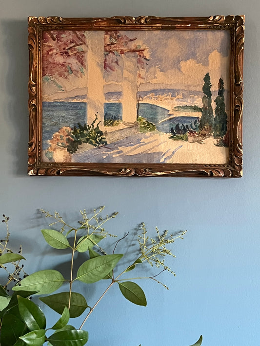 South of France Watercolour.