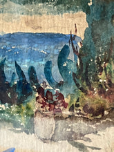 Load image into Gallery viewer, South of France Watercolour.
