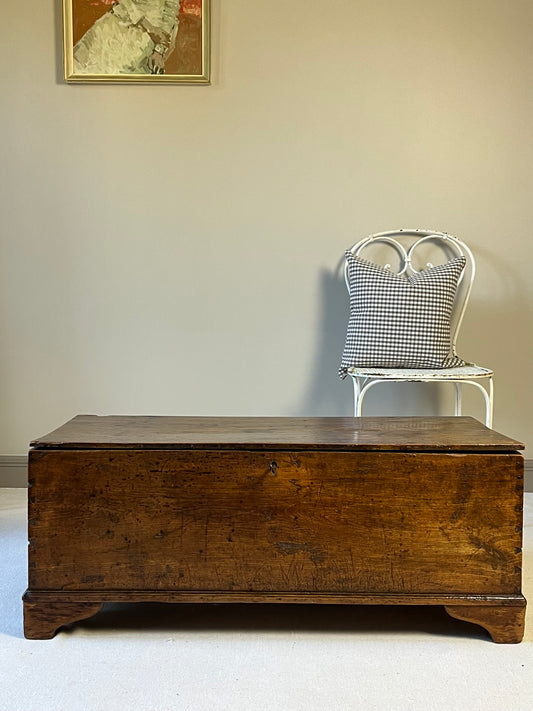Georgian Elm Coffer.