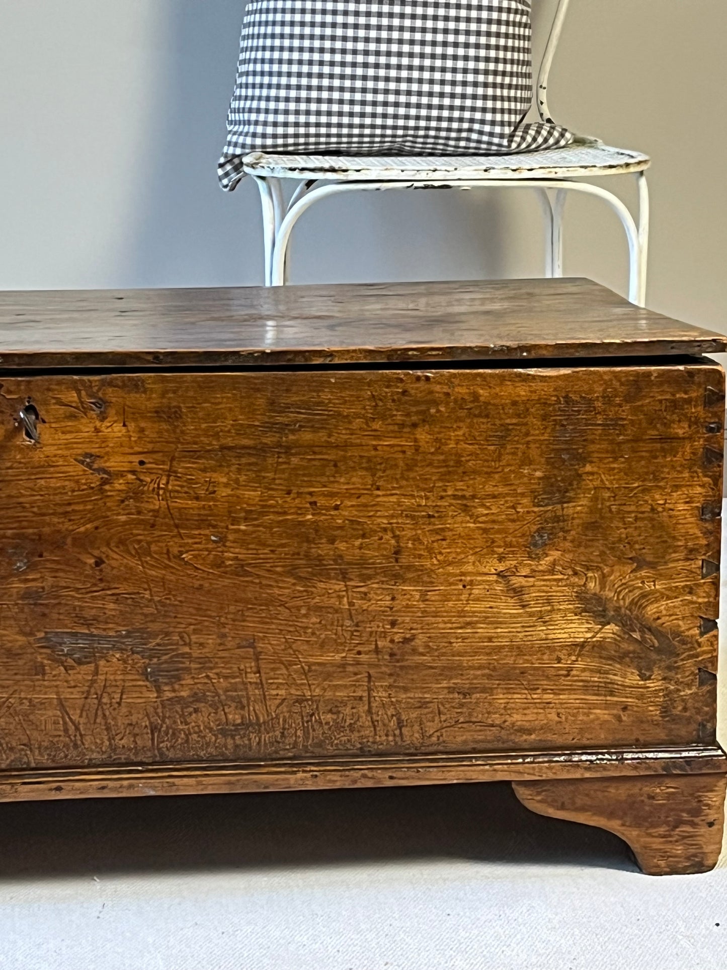 Georgian Elm Coffer.