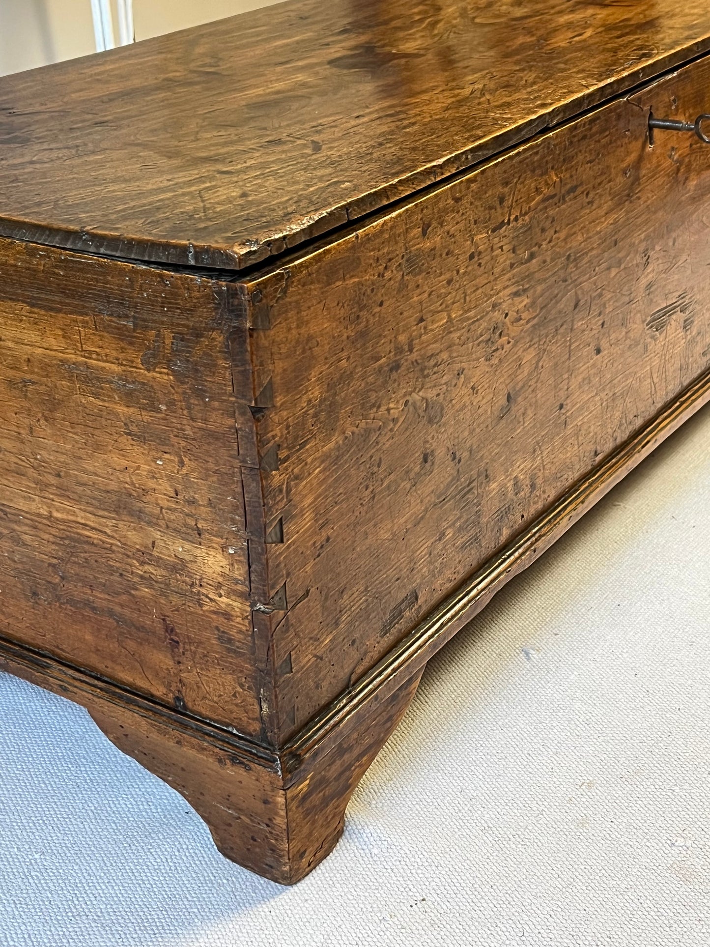Georgian Elm Coffer.