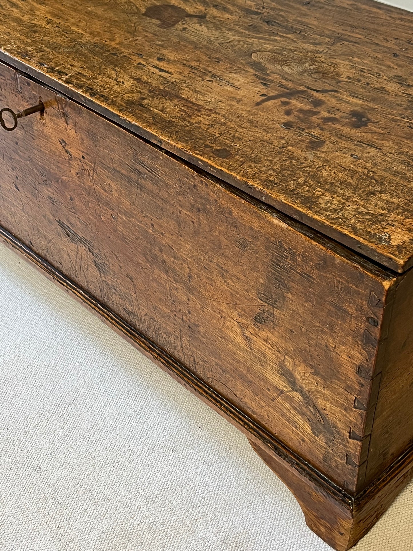Georgian Elm Coffer.