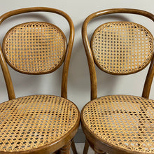 Load image into Gallery viewer, Stylish Pair Of Caned Bentwood Chairs.
