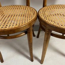 Load image into Gallery viewer, Stylish Pair Of Caned Bentwood Chairs.
