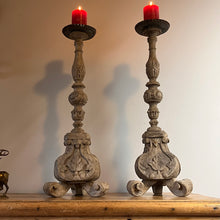 Load image into Gallery viewer, 19th Century Pricket Candle Sticks.
