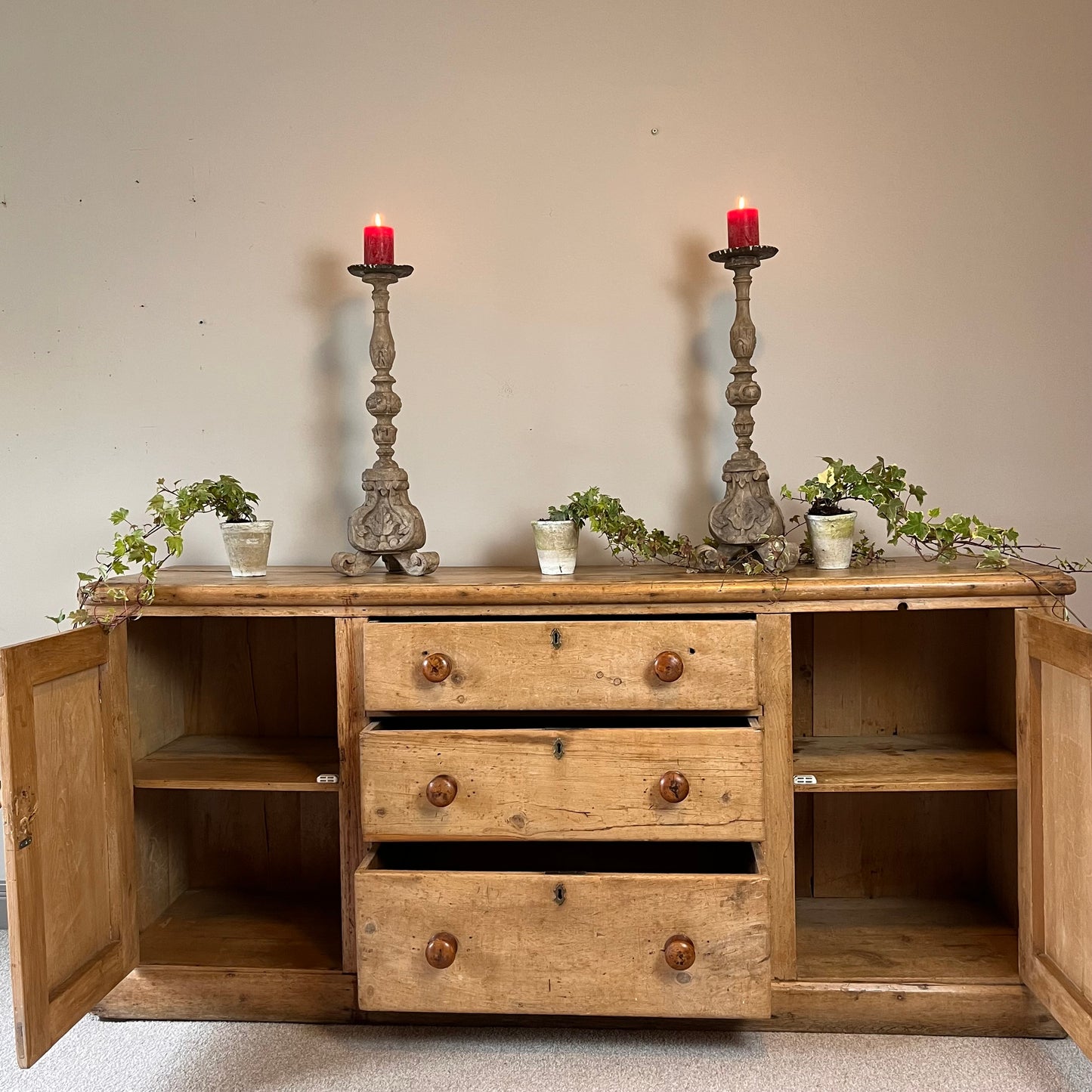 Pine Dresser Base.