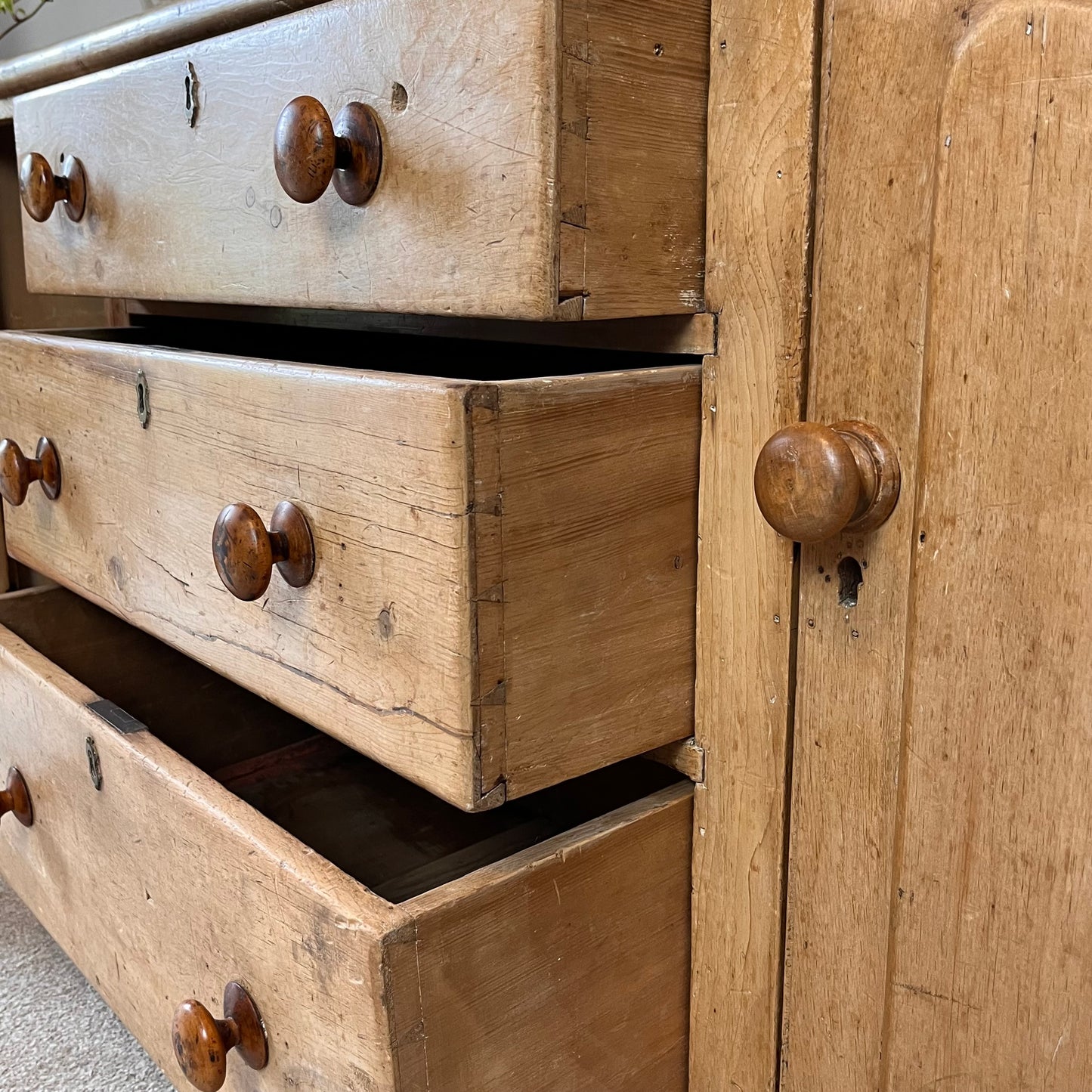 Pine Dresser Base.