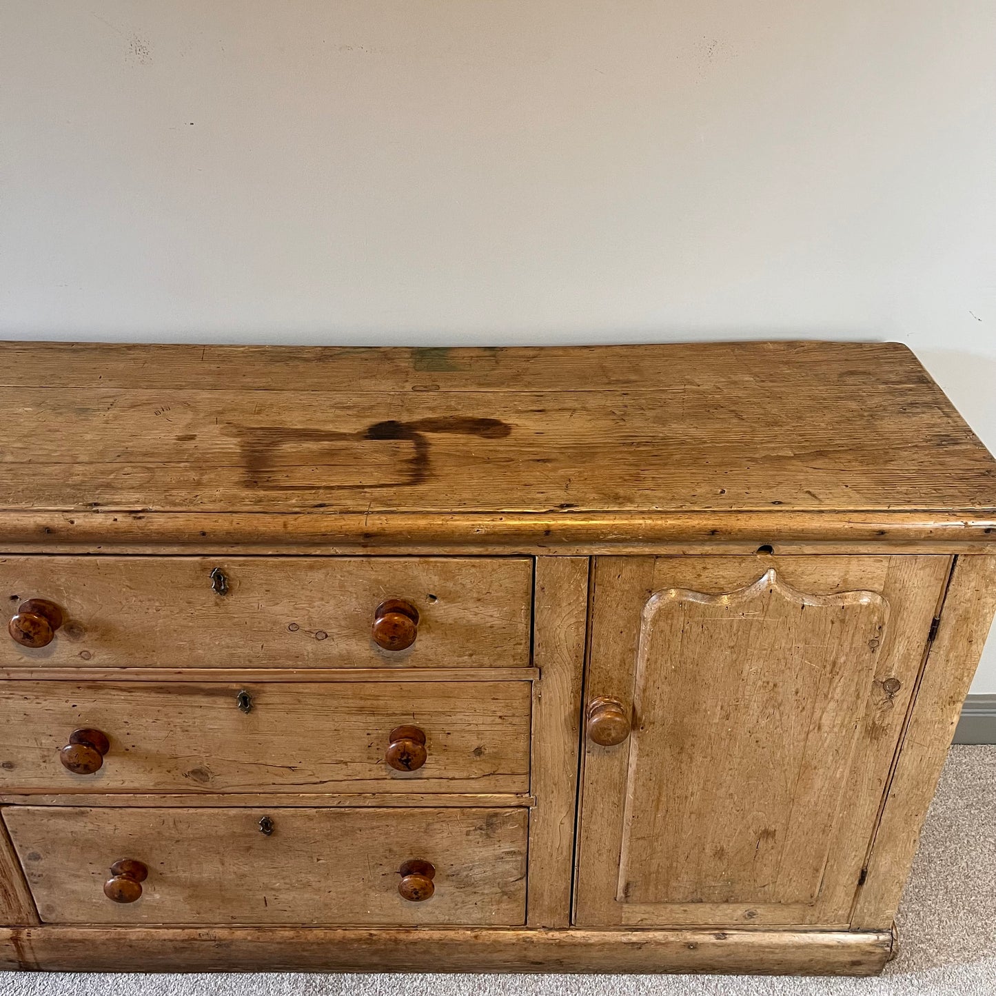 Pine Dresser Base.