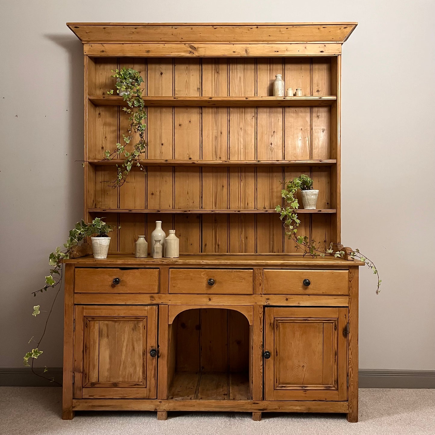 Country Farm House Pine Dresser.
