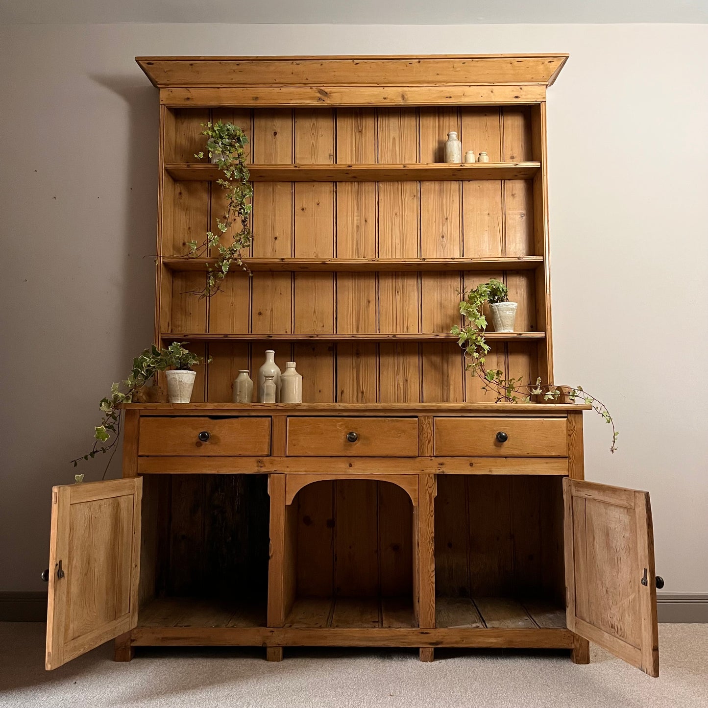 Country Farm House Pine Dresser.