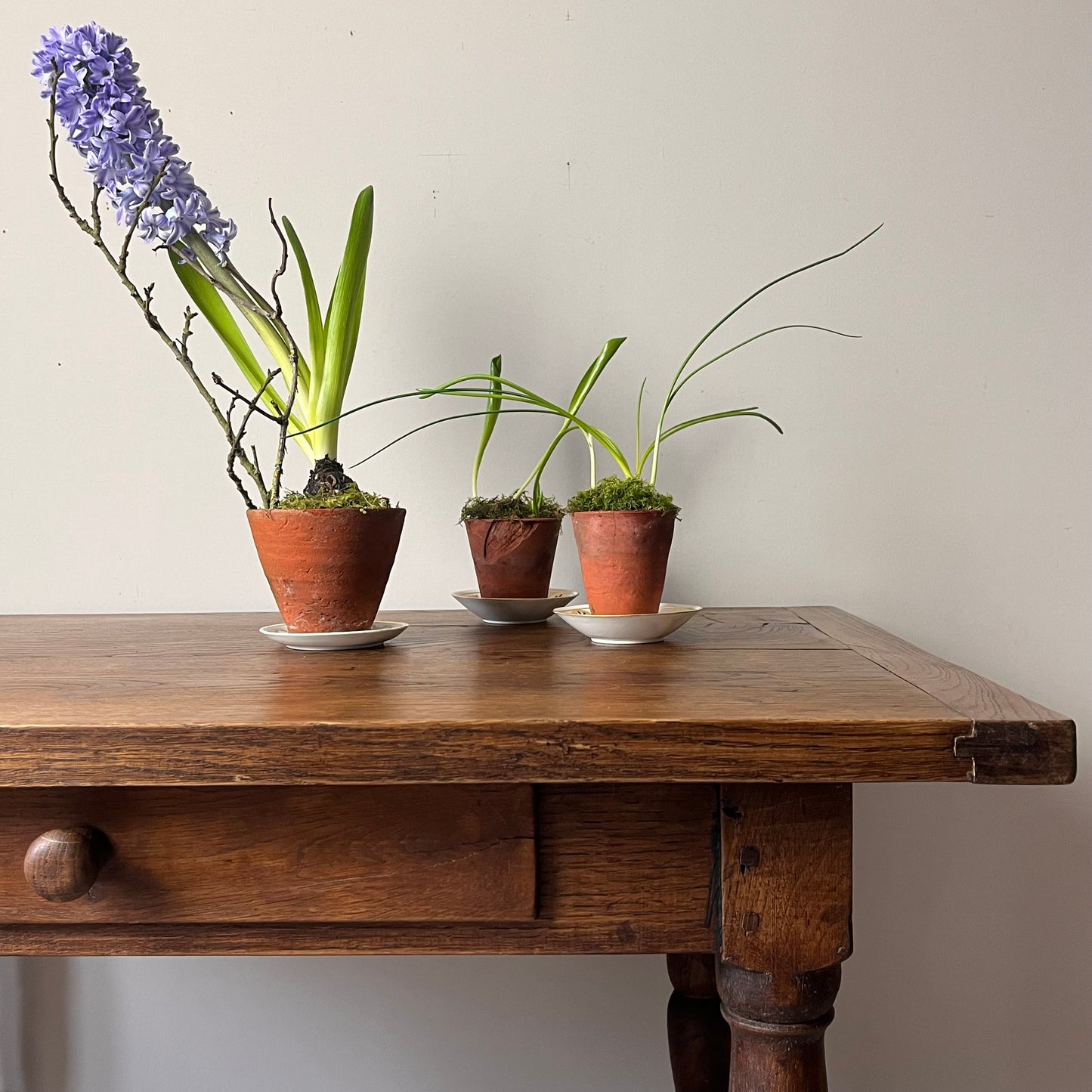 French Country Rustic Side Table.