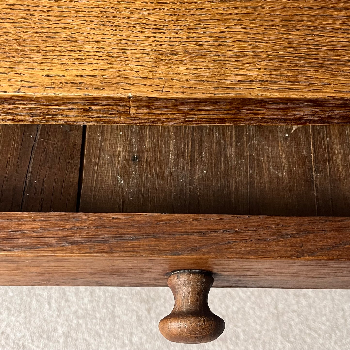 French Country Rustic Side Table.