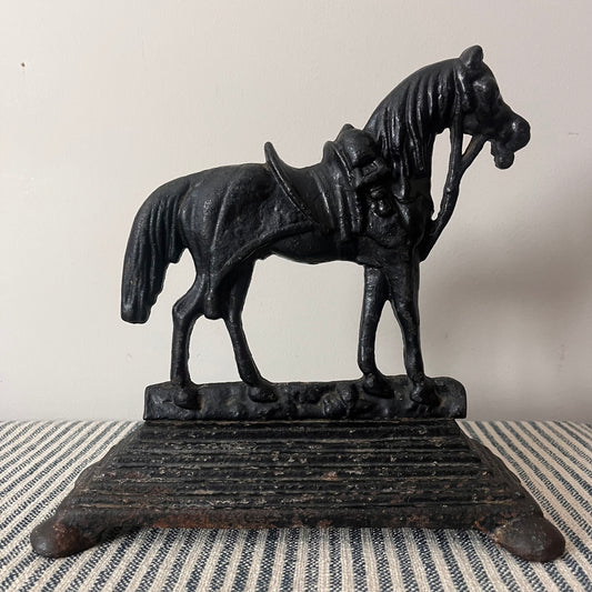 Horse Door Stop.